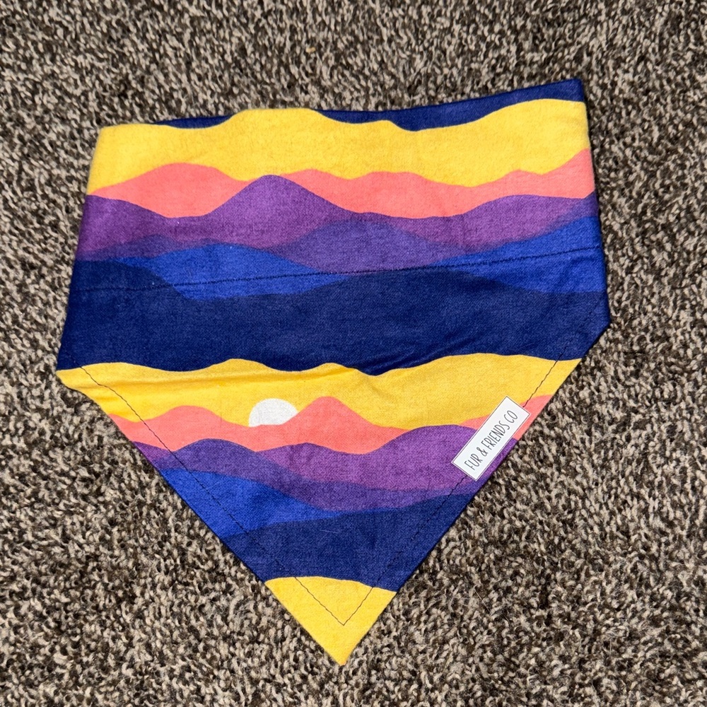 Vibrant Sunset Dog Bandana
